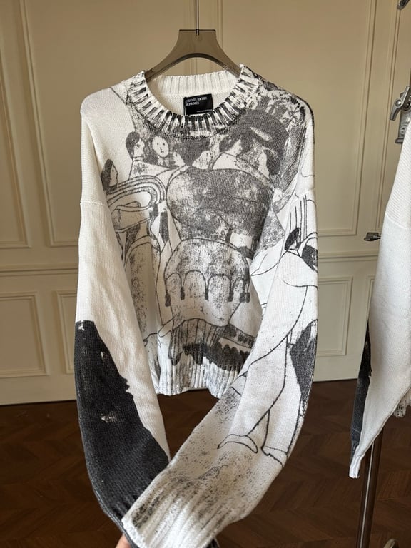 Enfants Riches Déprimés Graphic Knit Sweater