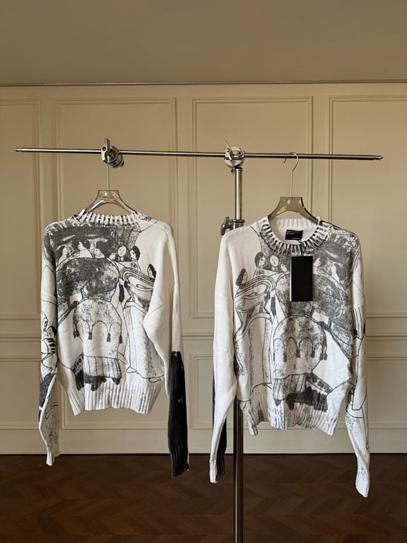 Enfants Riches Déprimés Graphic Knit Sweater - 13