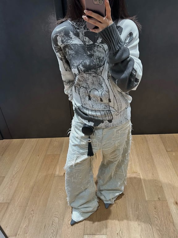 Enfants Riches Déprimés Graphic Knit Sweater - 5