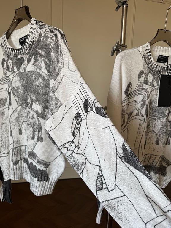 Enfants Riches Déprimés Graphic Knit Sweater - 9