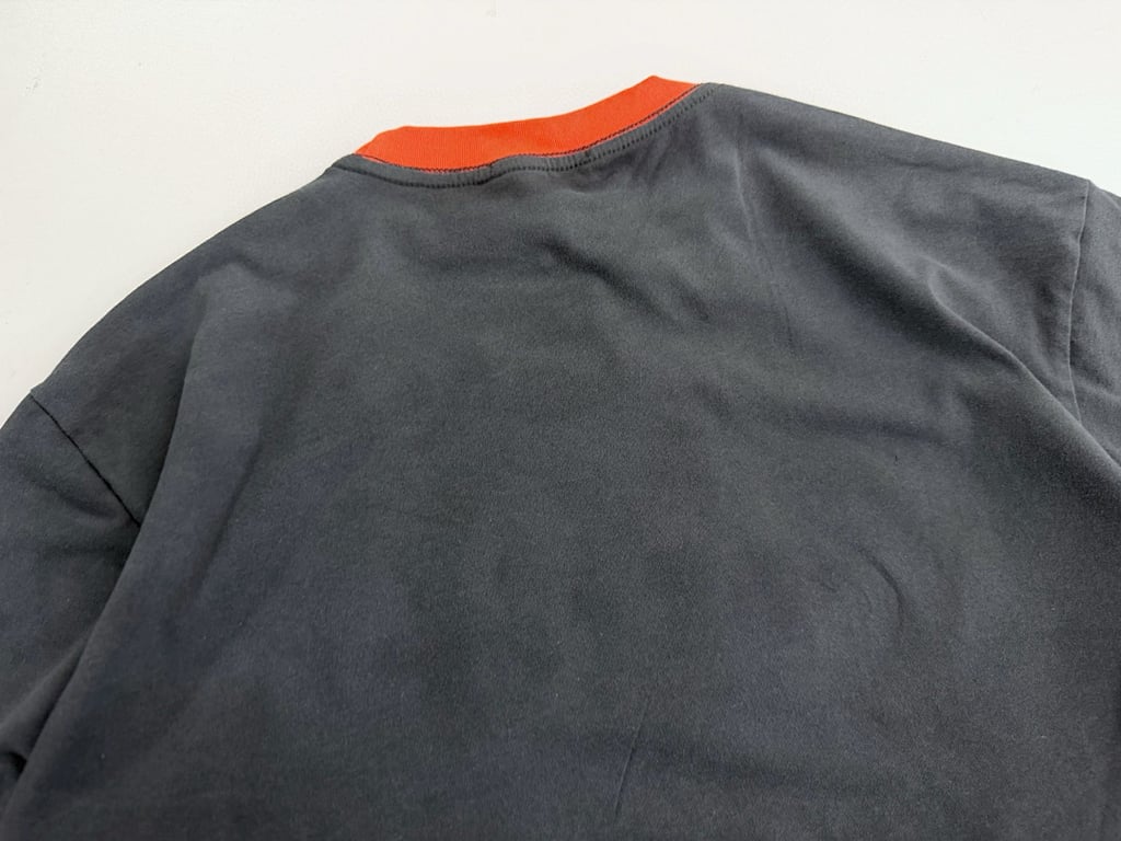 Enfants Riches Déprimés Logo Ringer T-Shirt Grey/Red - 8