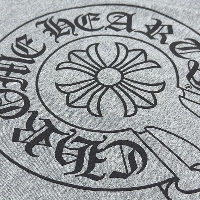 Chrome Hearts Raglan Long Sleeve Grey Black - 12