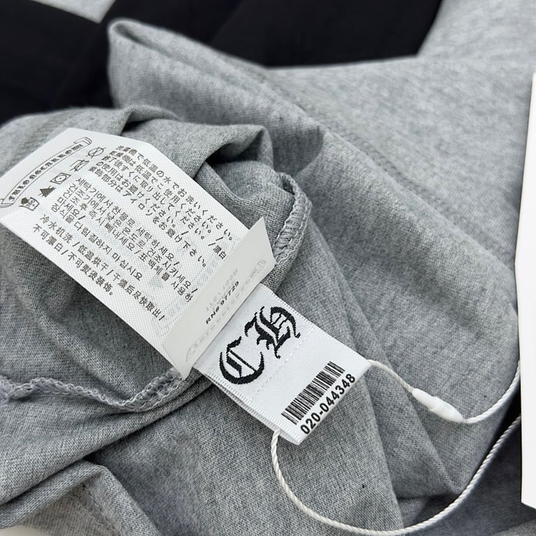 Chrome Hearts Raglan Long Sleeve Grey Black - 14