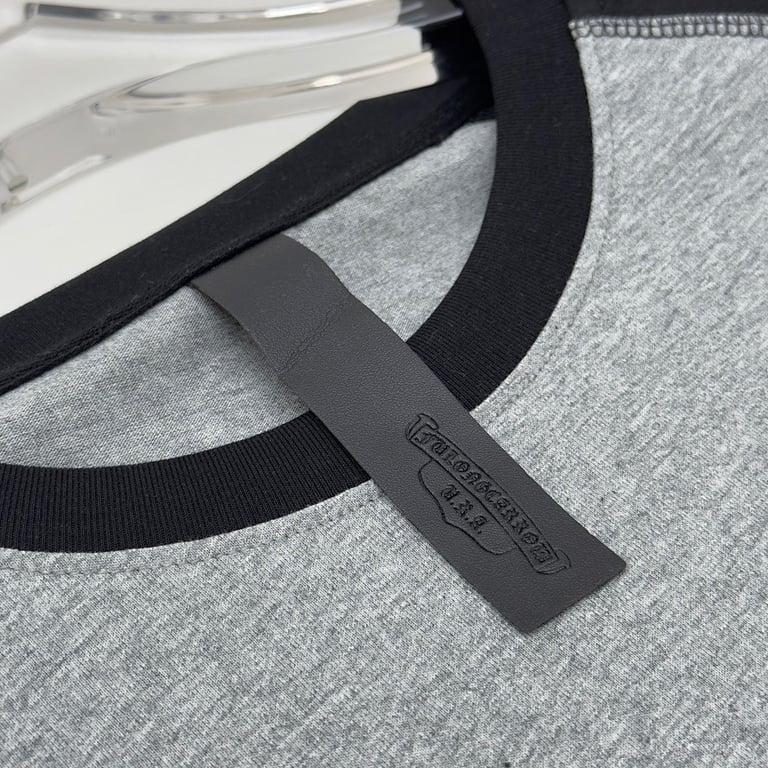 Chrome Hearts Raglan Long Sleeve Grey Black - 10