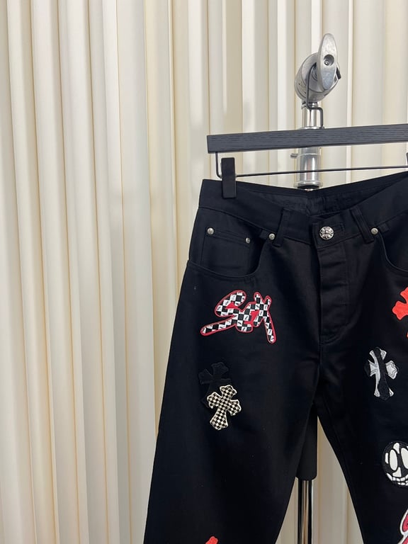 Chrome Hearts Multi-Patch Cross Jeans Black - 7