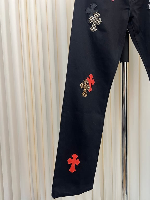 Chrome Hearts Multi-Patch Cross Jeans Black - 10