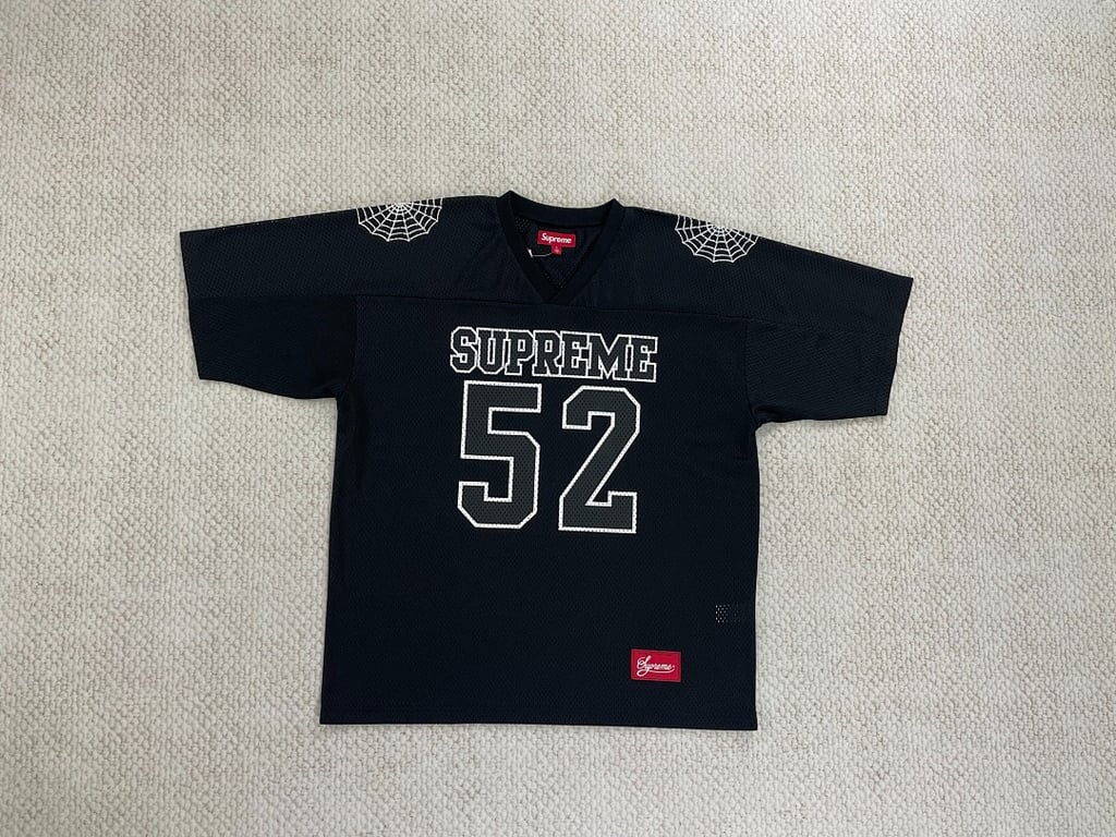 Supreme Spider Web Football Jersey 52 - 4