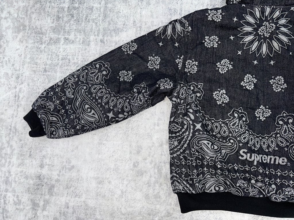Supreme Bandana Faux Fur Hooded Jacket - 17