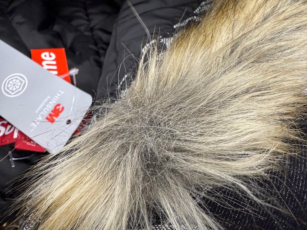 Supreme Bandana Faux Fur Hooded Jacket - 23