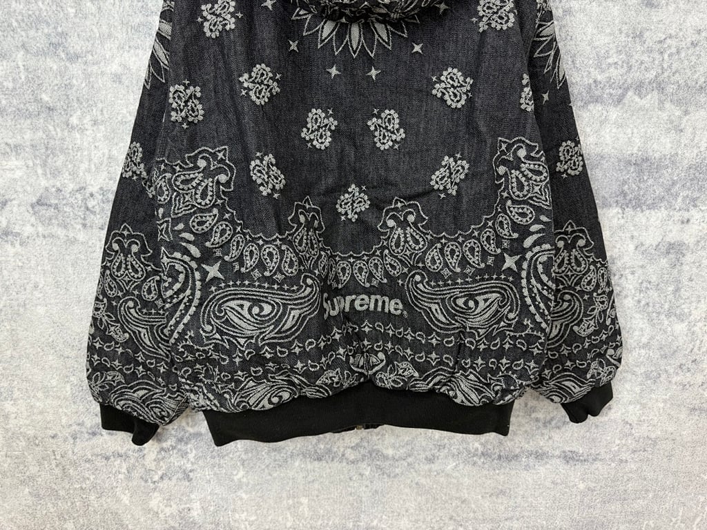 Supreme Bandana Faux Fur Hooded Jacket - 35