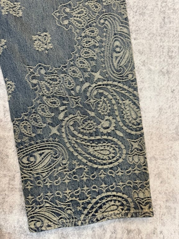 Supreme Paisley Denim Hooded Jacket & Pants Set - 11