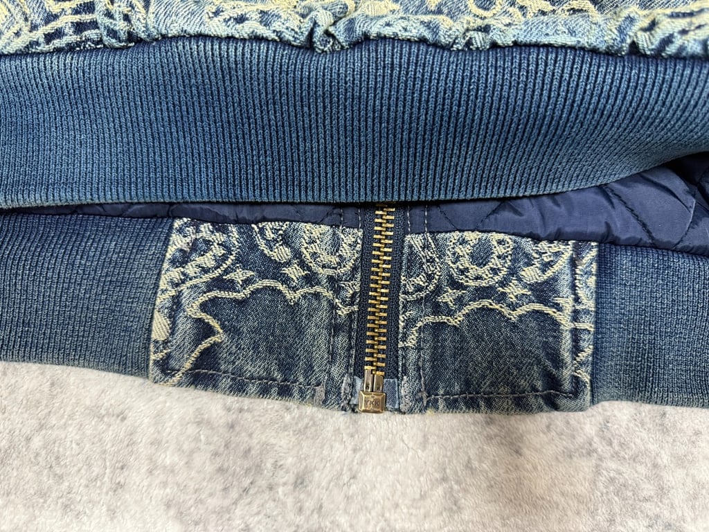 Supreme Paisley Denim Hooded Jacket & Pants Set - 36