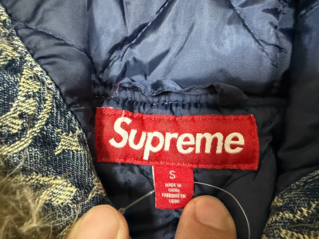 Supreme Paisley Denim Hooded Jacket & Pants Set - 47