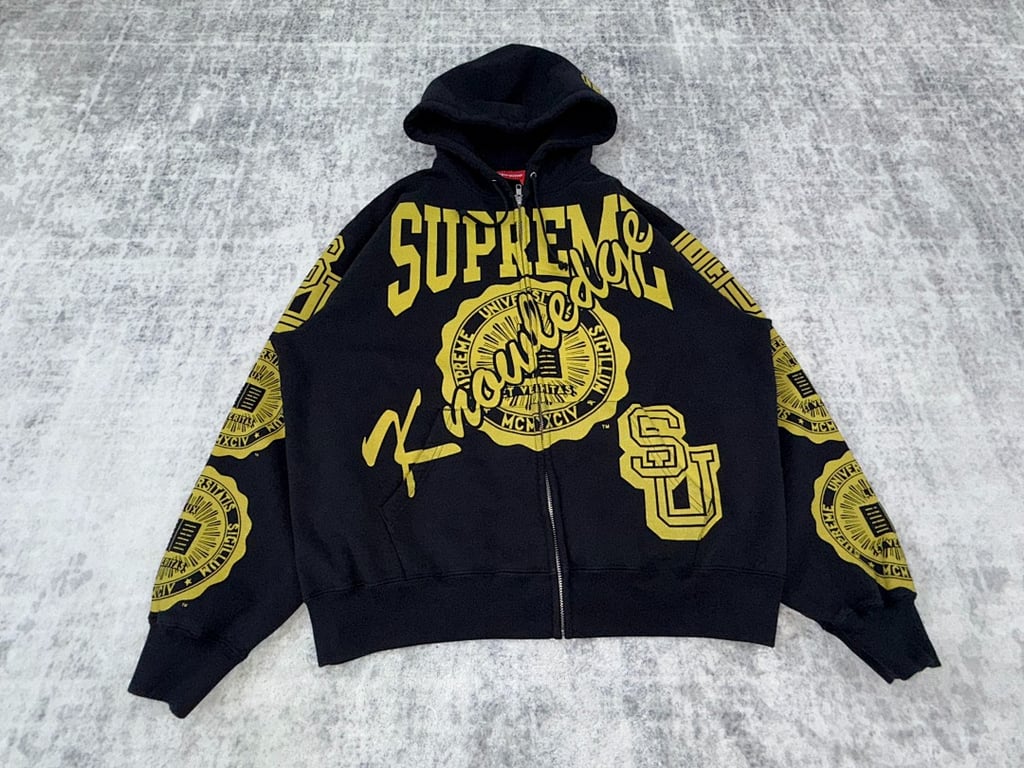 Supreme Knowledge Reigns Zip Up Hoodie FW25 - 36