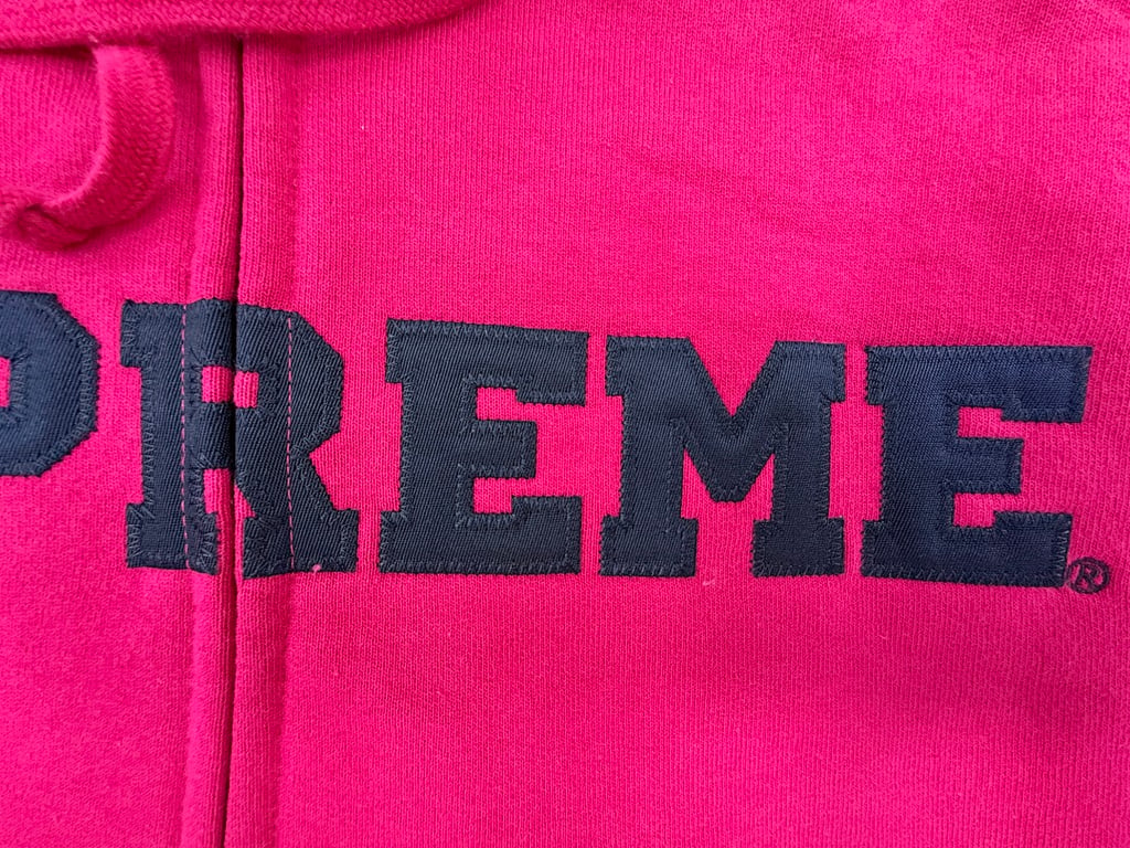 Supreme FW25 Classic Logo Zip Up Hoodie Pink - 10