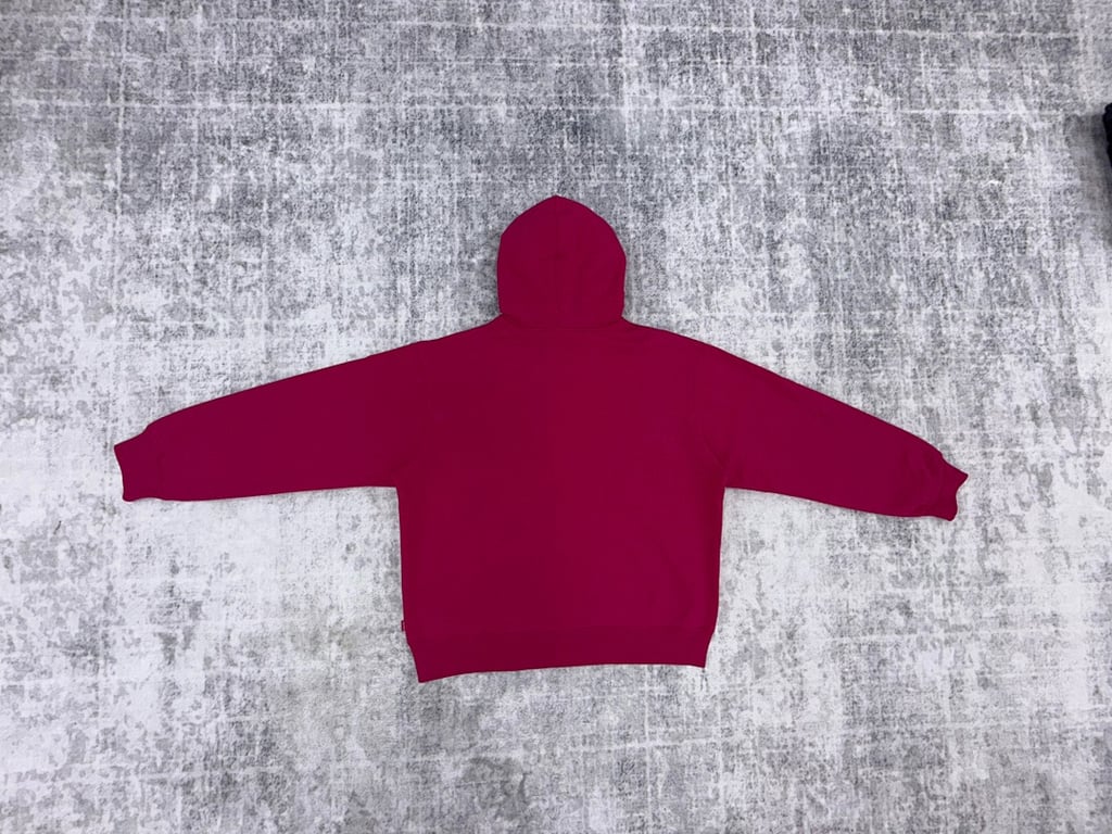 Supreme FW25 Classic Logo Zip Up Hoodie Pink - 11