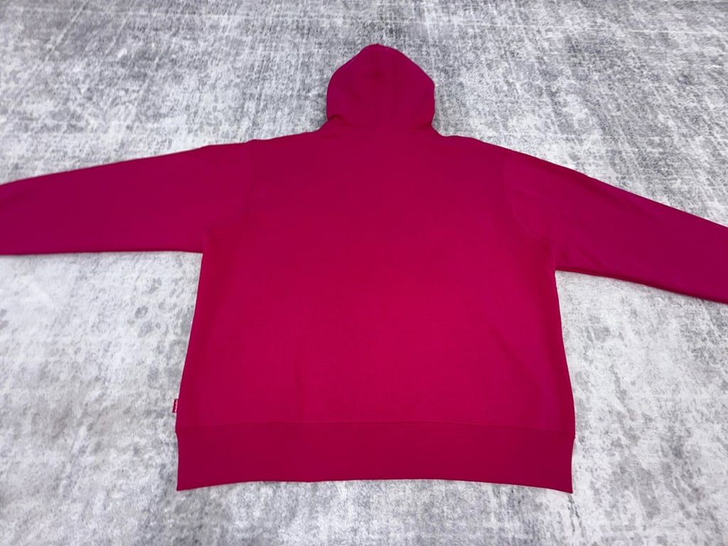 Supreme FW25 Classic Logo Zip Up Hoodie Pink - 12