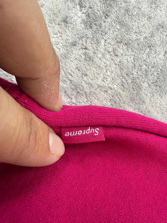 Supreme FW25 Classic Logo Zip Up Hoodie Pink - 13