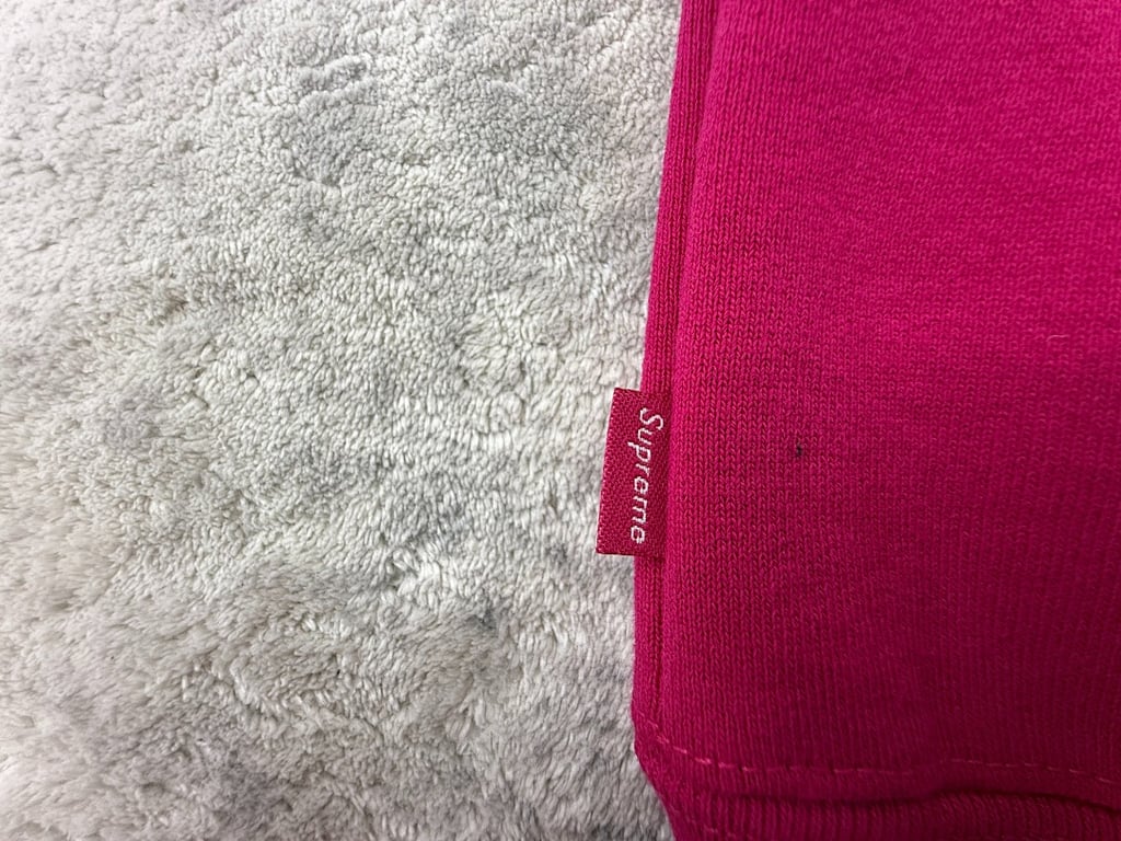 Supreme FW25 Classic Logo Zip Up Hoodie Pink - 14