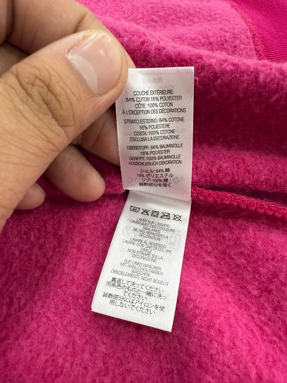 Supreme FW25 Classic Logo Zip Up Hoodie Pink - 18