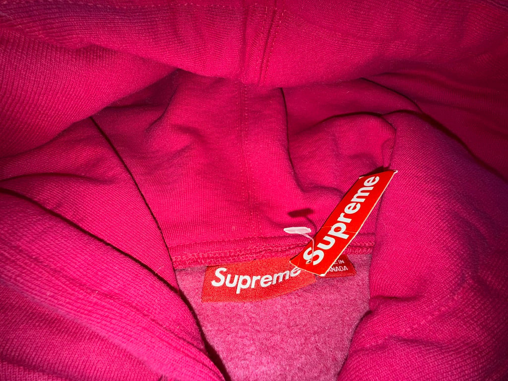 Supreme FW25 Classic Logo Zip Up Hoodie Pink - 23