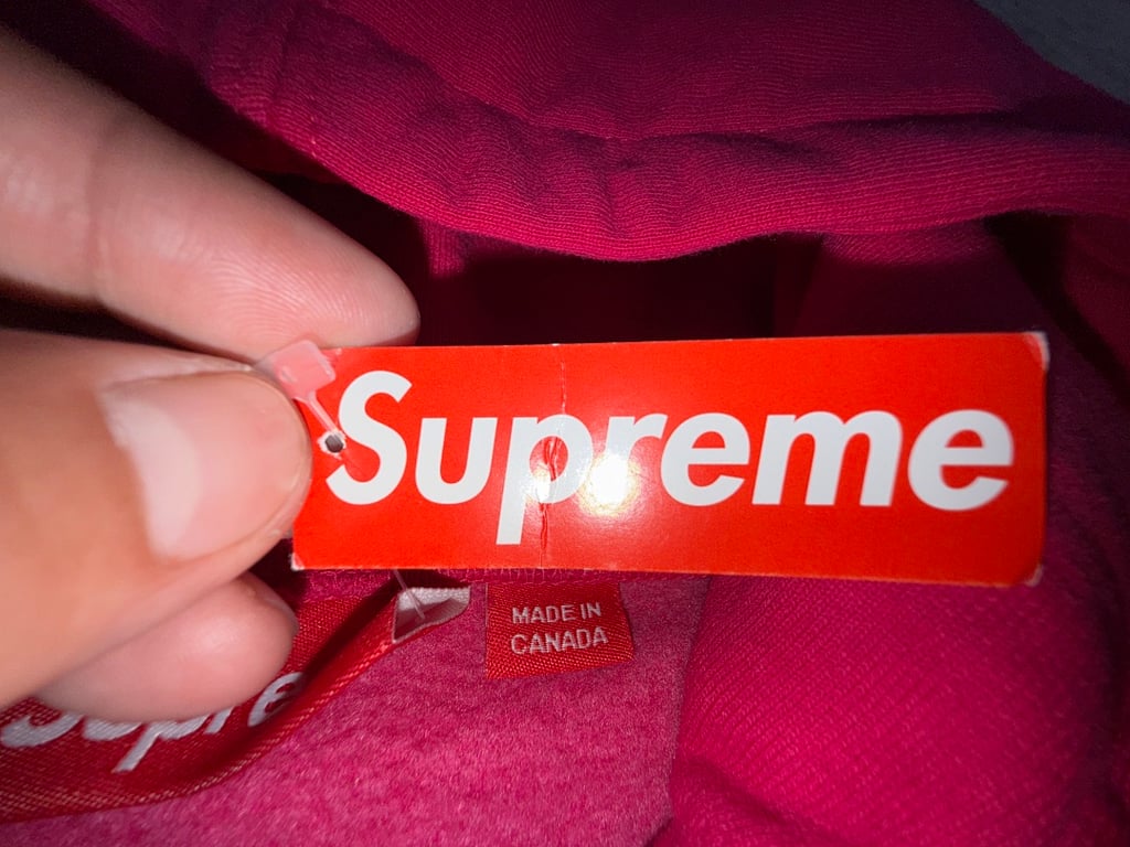 Supreme FW25 Classic Logo Zip Up Hoodie Pink - 24