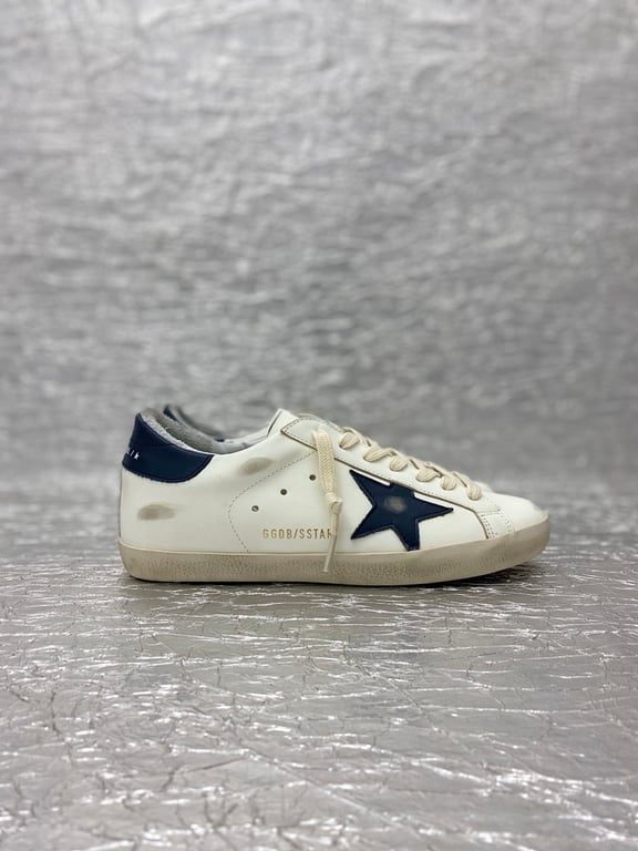 Golden Goose Super-Star White Navy