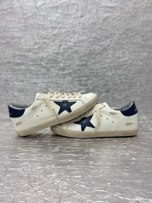 Golden Goose Super-Star White Navy - 4