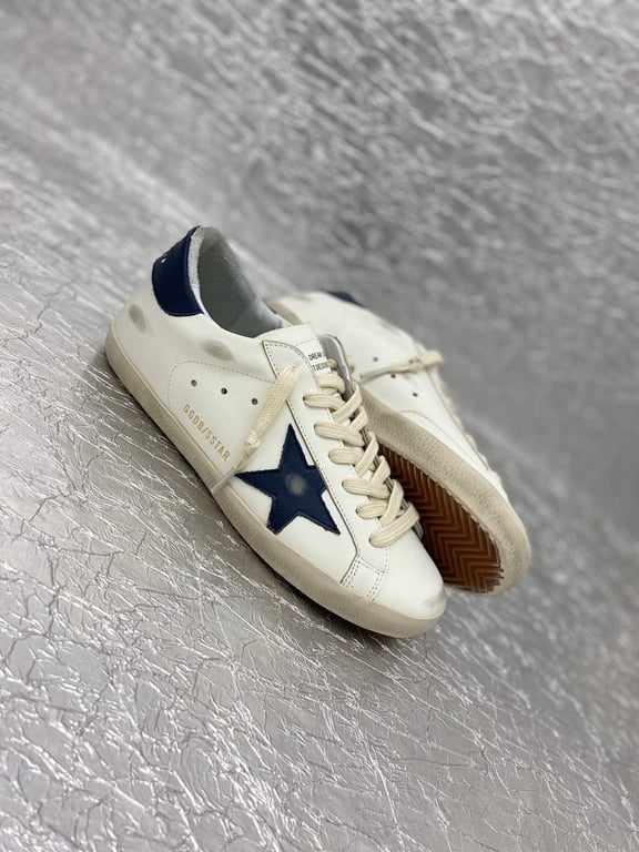Golden Goose Super-Star White Navy - 8