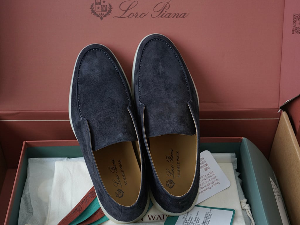 Loro Piana Summer Walk Brown Suede - 12