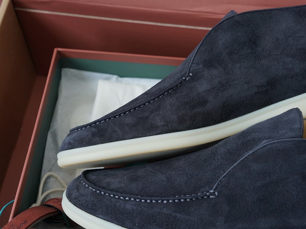 Loro Piana Summer Walk Brown Suede - 15