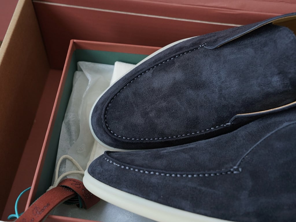 Loro Piana Summer Walk Brown Suede - 17