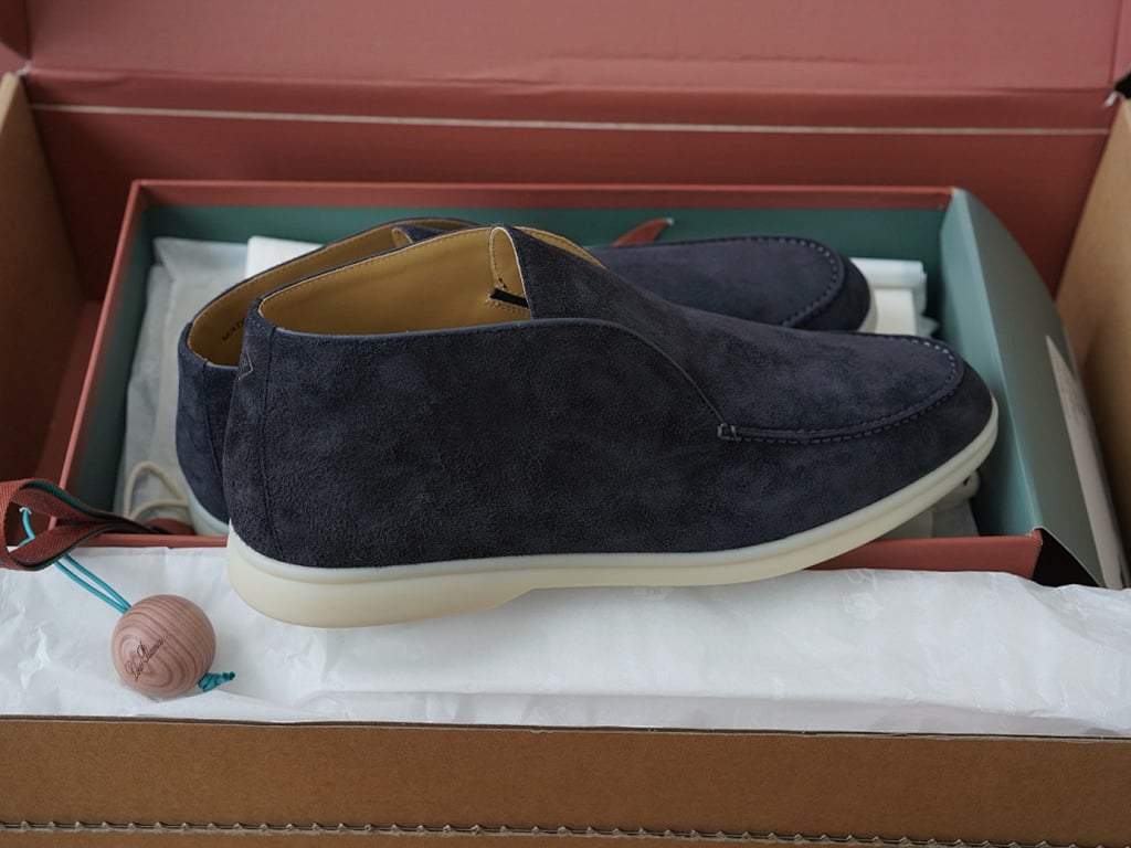 Loro Piana Summer Walk Brown Suede - 11