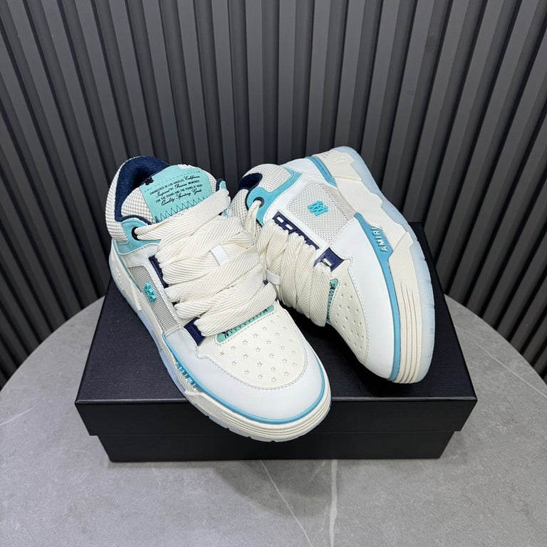 Amiri MA-1 White Teal Navy - 5