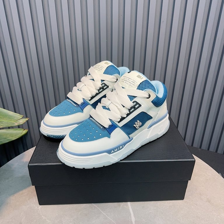 Amiri MA-1 White Blue Sneakers - 4