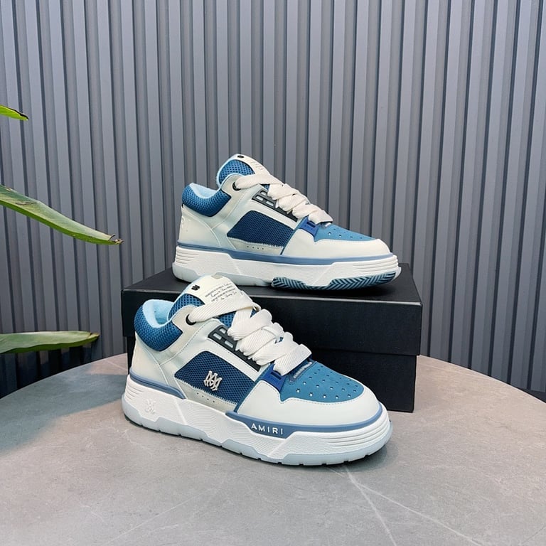 Amiri MA-1 White Blue Sneakers - 9