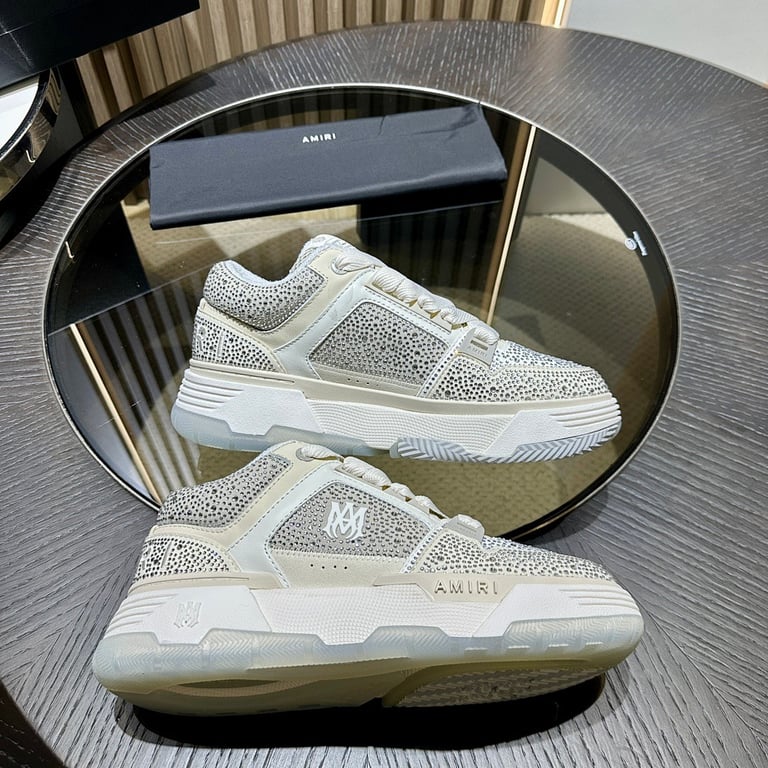 Amiri MA-1 Crystal White Sneakers - 7
