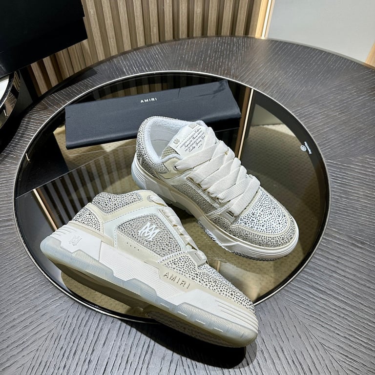 Amiri MA-1 Crystal White Sneakers - 8