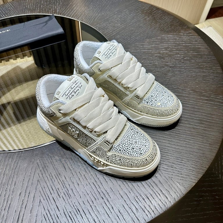 Amiri MA-1 Crystal White Sneakers - 9