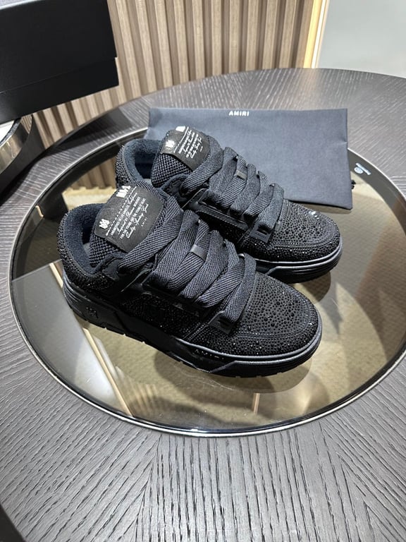 Amiri MA-1 Black Crystal Sneakers - 4