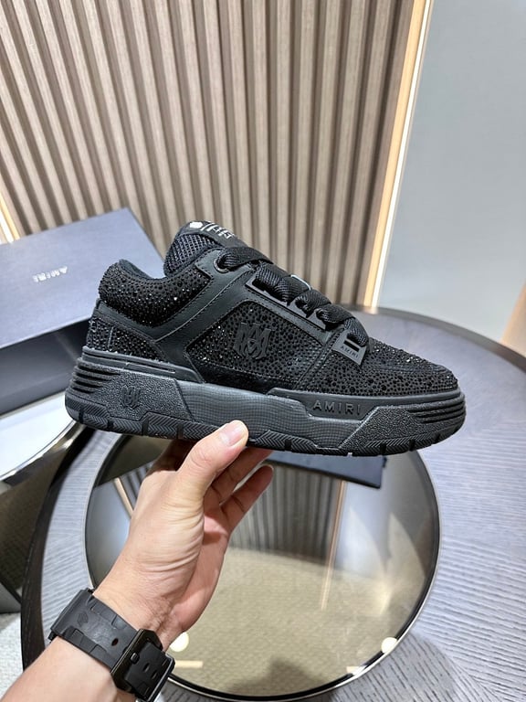 Amiri MA-1 Black Crystal Sneakers - 5