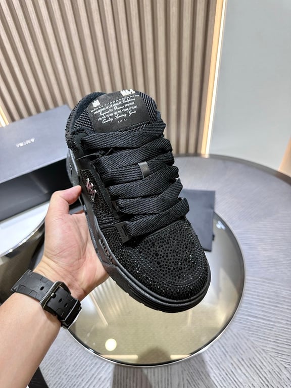 Amiri MA-1 Black Crystal Sneakers - 6