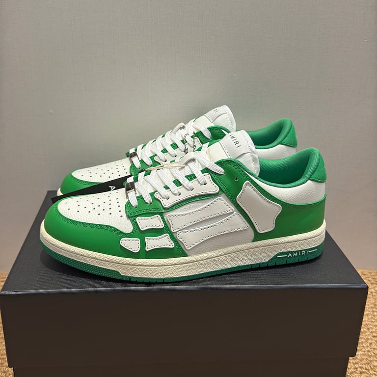 Amiri Skel Top Low Green White - 4