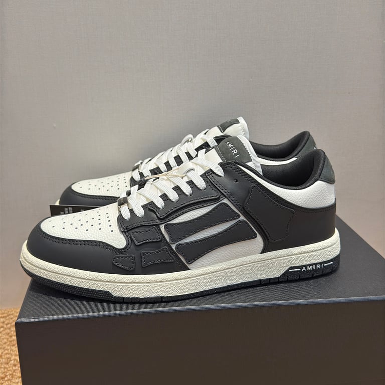 Amiri Skel Top Low Black White - 4