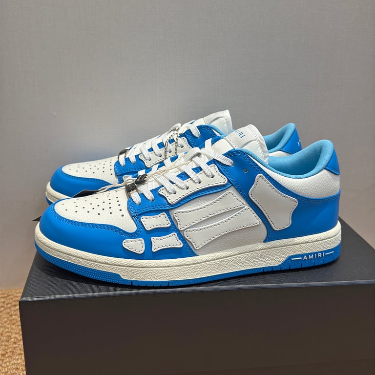 Amiri Skel Top Low Blue White - 4