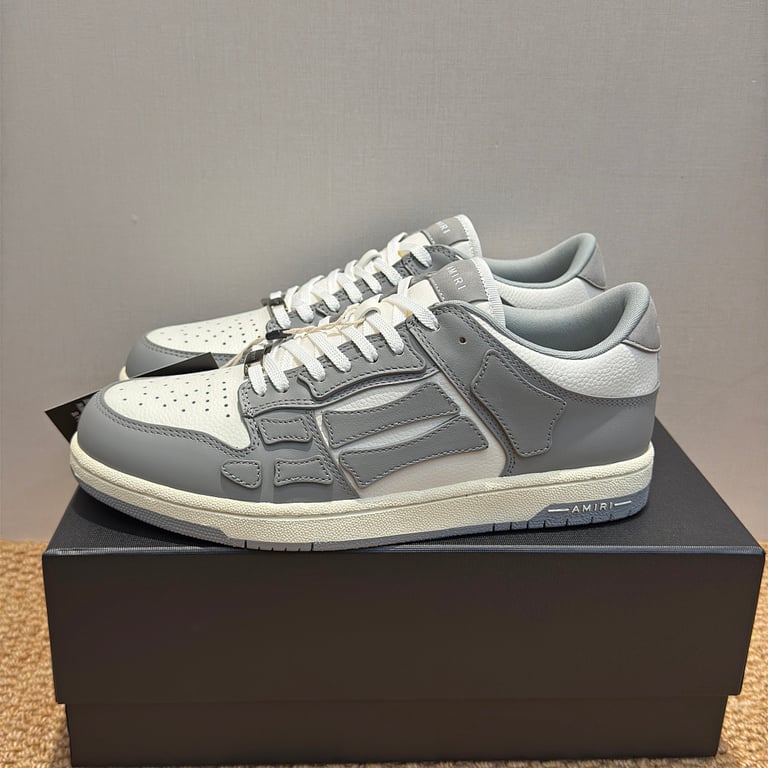 Amiri Skel Top Low Grey White - 4
