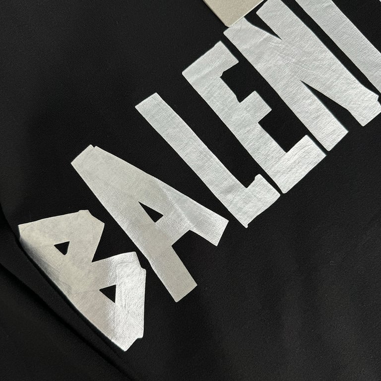 Balenciaga Tape Logo T-Shirt 6B775-60L - 17