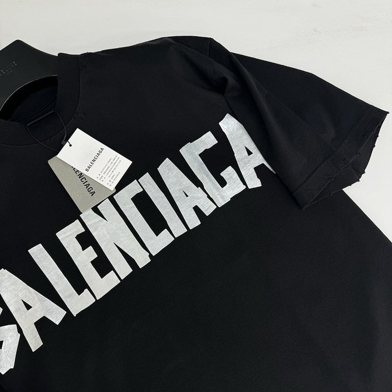 Balenciaga Tape Logo T-Shirt 6B775-60L - 18