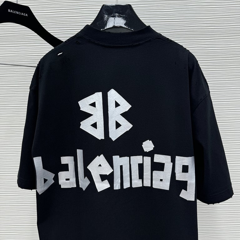 Balenciaga Tape Logo T-Shirt 6B775-60L - 20