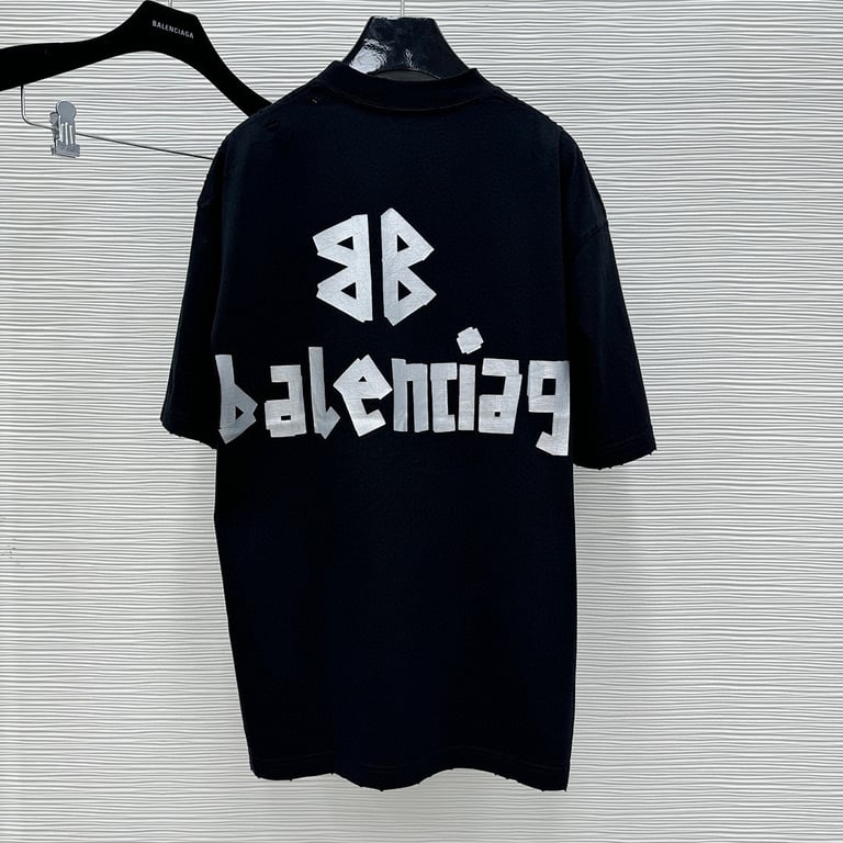 Balenciaga Tape Logo T-Shirt 6B775-60L - 21